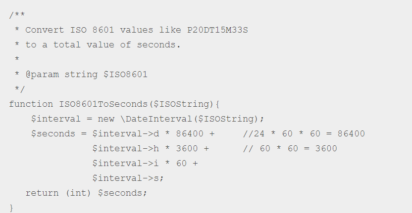 How to convert ISO 8601 duration returned by API to DateTime - AanjayTechSoft